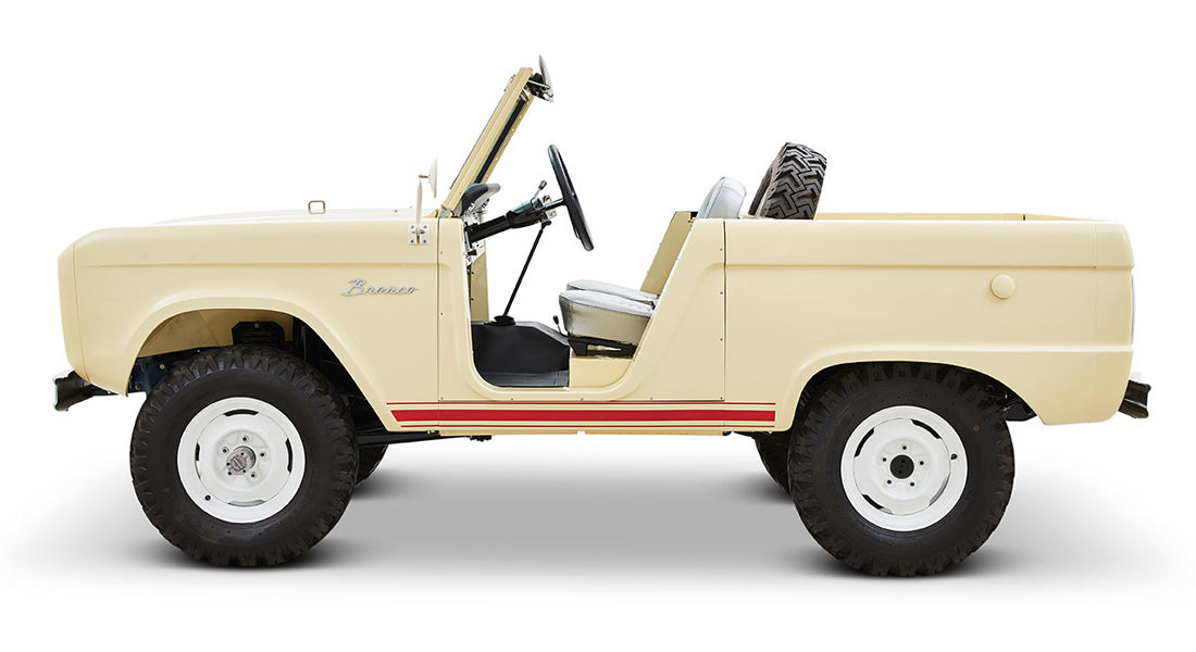Classic Ford Bronco side profile
