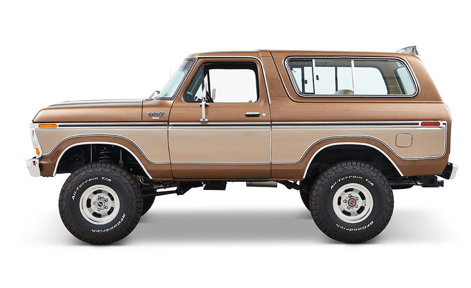 Classic Ford Bronco side profile