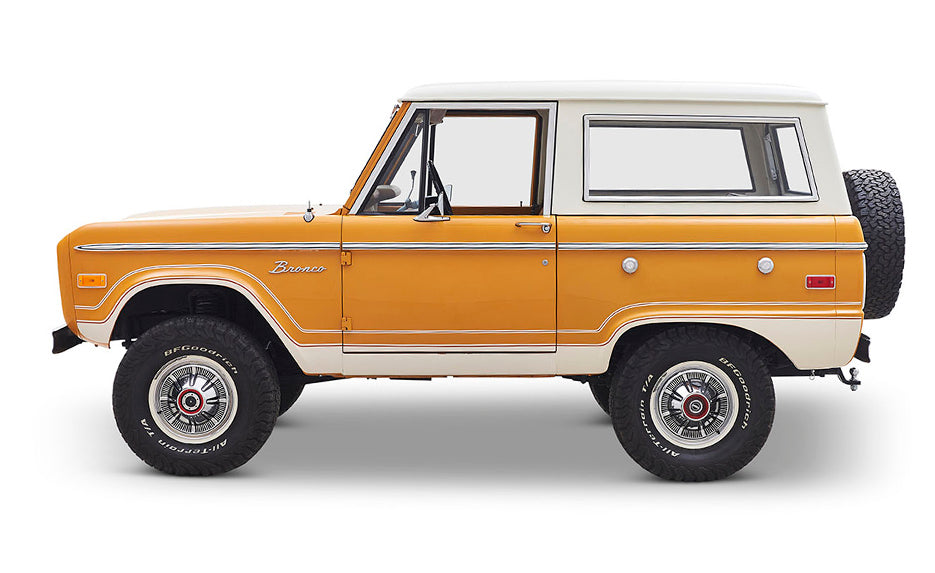 Classic Ford Bronco side profile
