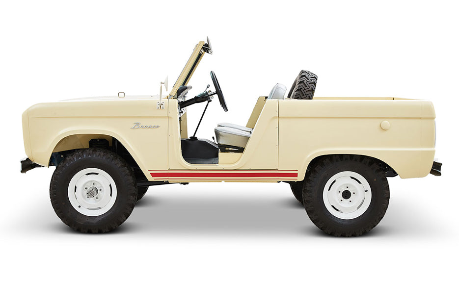Classic Ford Bronco side profile