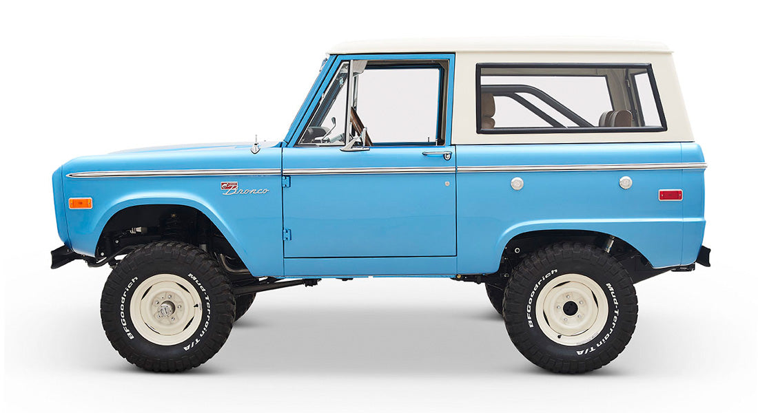 Classic Ford Bronco side profile