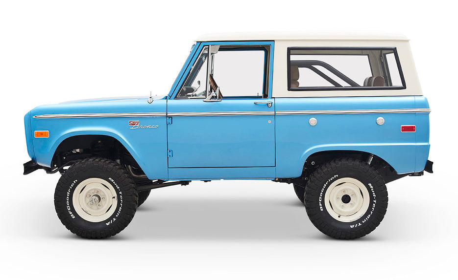Classic Ford Bronco side profile