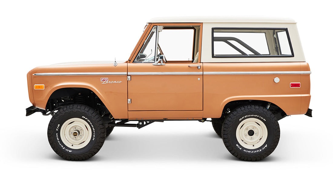 Classic Ford Bronco side profile