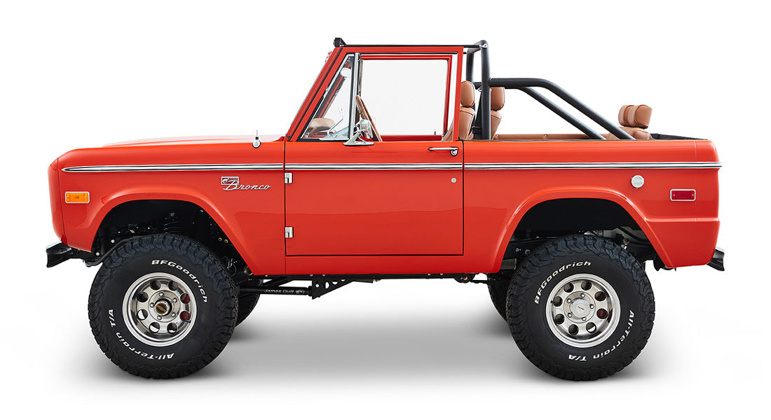 Classic Ford Bronco side profile