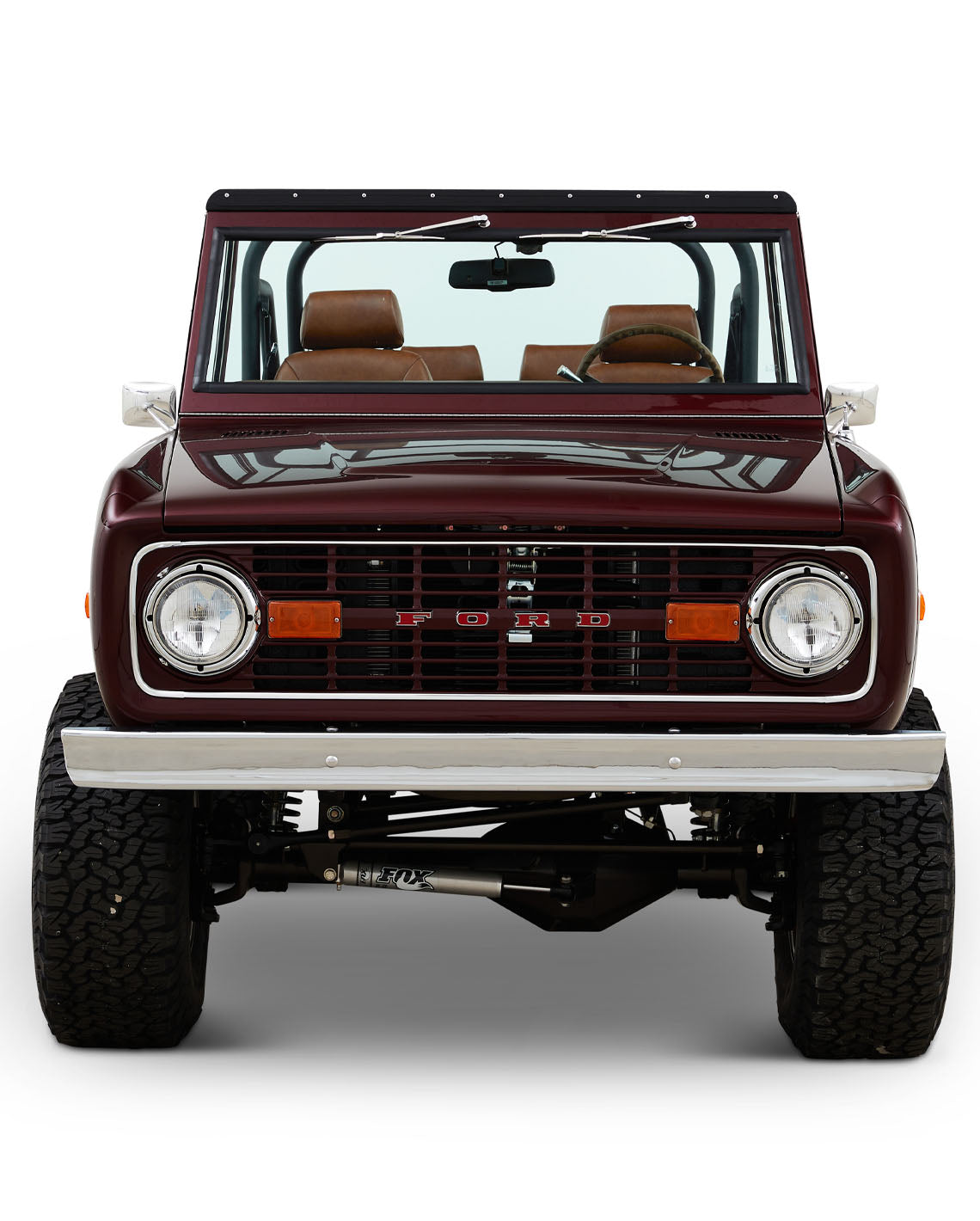 Classic Ford Bronco front view