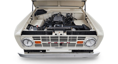 Classic Ford Bronco engine bay