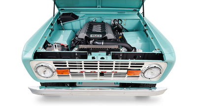 Classic Ford Bronco engine bay