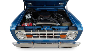 Classic Ford Bronco engine bay