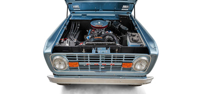 Classic Ford Bronco engine bay
