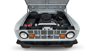 Classic Ford Bronco engine bay