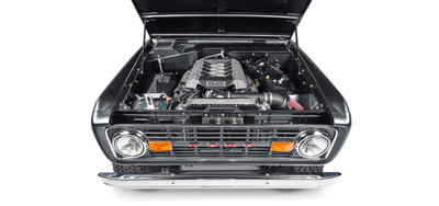 Classic Ford Bronco engine bay