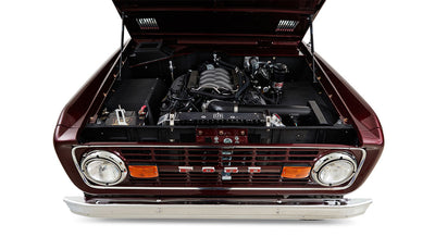 Classic Ford Bronco engine bay