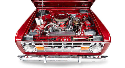 Classic Ford Bronco engine bay