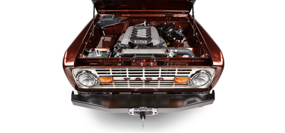 Classic Ford Bronco engine bay