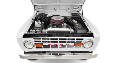 Classic Ford Bronco engine bay