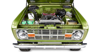 Classic Ford Bronco engine bay