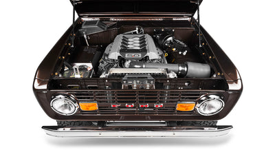 Classic Ford Bronco engine bay