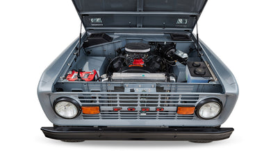 Classic Ford Bronco engine bay