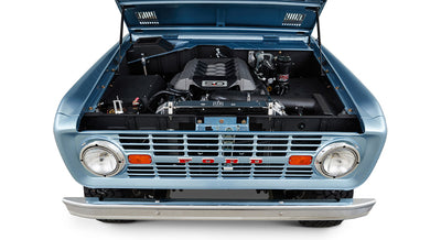 Classic Ford Bronco engine bay