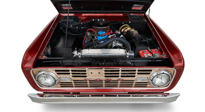 Classic Ford Bronco engine bay