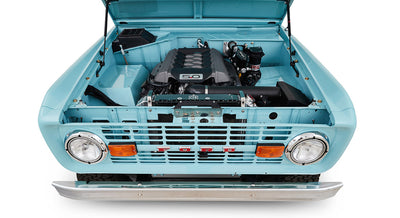 Classic Ford Bronco engine bay