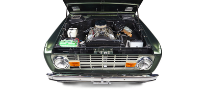 Classic Ford Bronco engine bay
