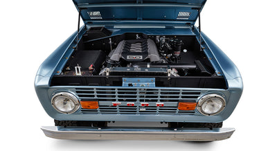 Classic Ford Bronco engine bay