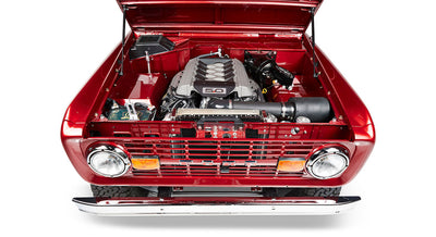 Classic Ford Bronco engine bay