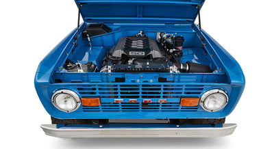 Classic Ford Bronco engine bay