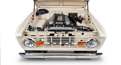 Classic Ford Bronco engine bay
