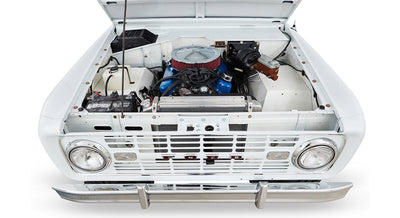 Classic Ford Bronco engine bay