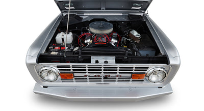 Classic Ford Bronco engine bay