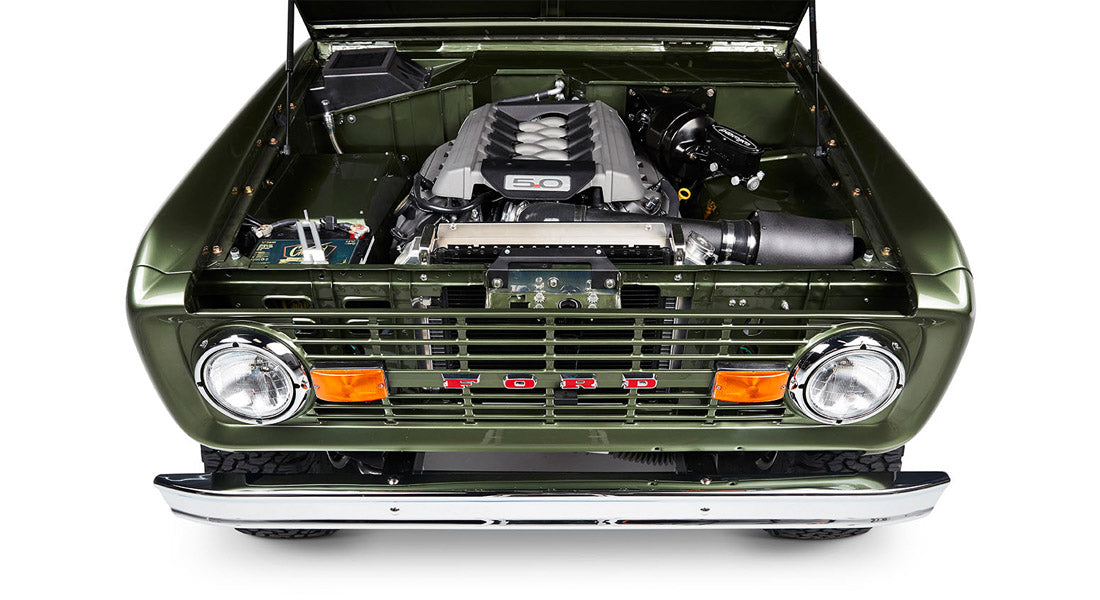 Vintage Bronco Coyote engine swap
