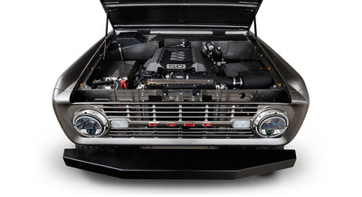 Classic Ford Bronco engine bay