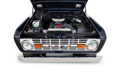 Classic Ford Bronco engine bay