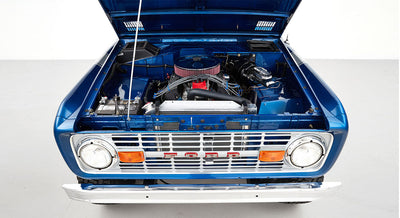 Classic Ford Bronco engine bay