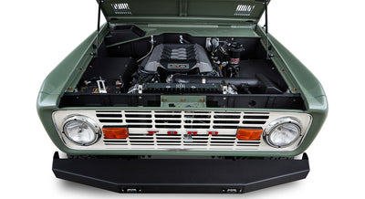Classic Ford Bronco engine bay