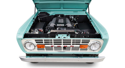 Classic Ford Bronco engine bay