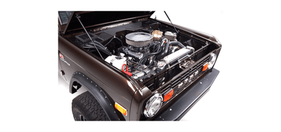 Classic Ford Bronco engine bay