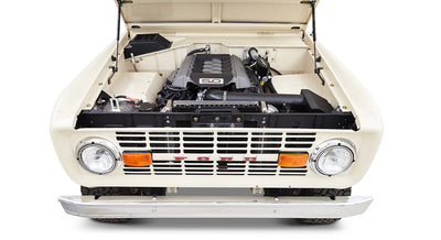 Classic Ford Bronco engine bay