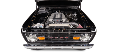 Classic Ford Bronco engine bay