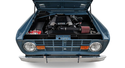Classic Ford Bronco engine bay