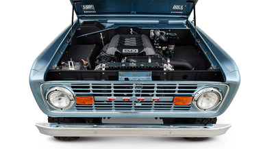 Classic Ford Bronco engine bay
