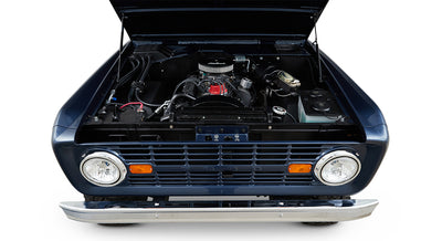 Classic Ford Bronco engine bay