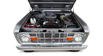 Classic Ford Bronco engine bay