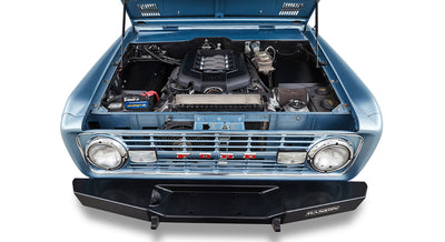 Classic Ford Bronco engine bay