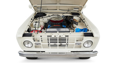 Classic Ford Bronco engine bay