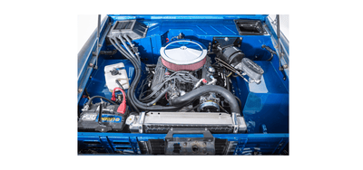 Classic Ford Bronco engine bay