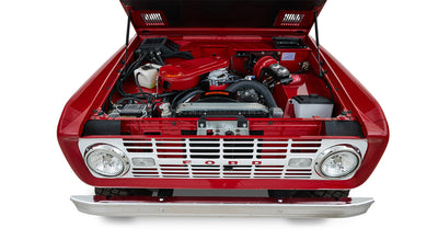 Classic Ford Bronco engine bay