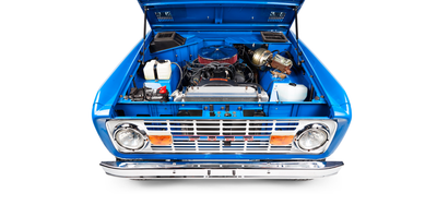 Classic Ford Bronco engine bay